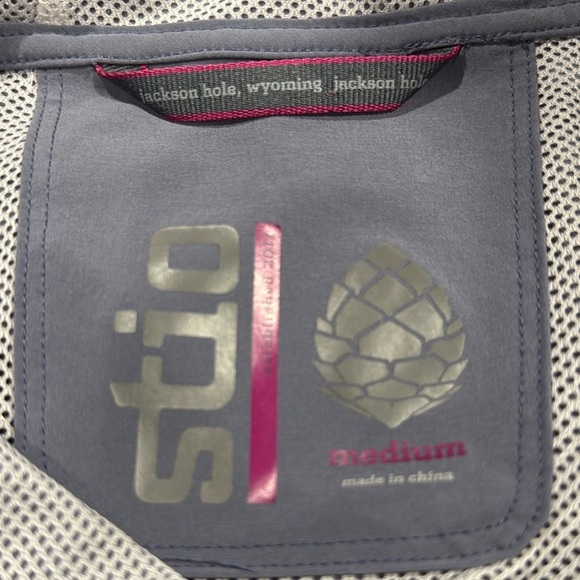 Stio CFS Sun Pullover Hoodie/Jacket Lightweight Cloud Blue Women’s Size Medium - Picture 3 of 10